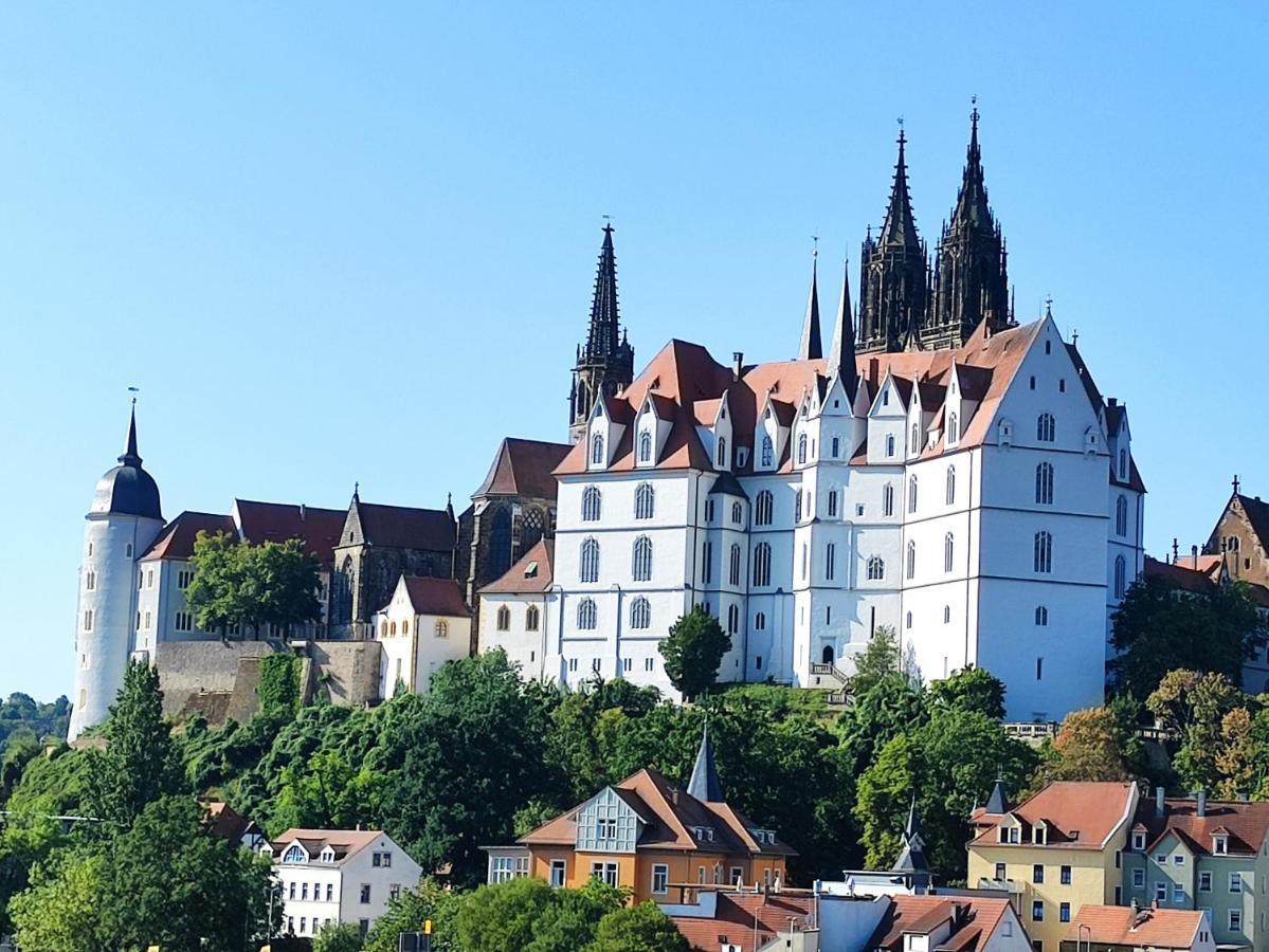 Goldrausch - Glanzvolle Ferienwohnung In Meissen Am Lutherplatz ภายนอก รูปภาพ